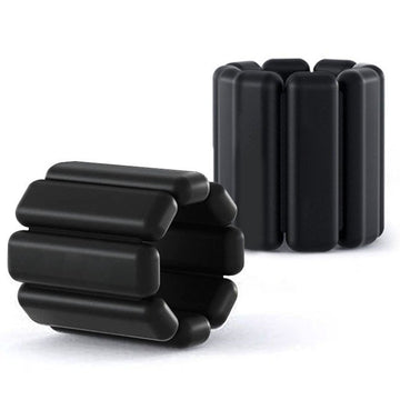 Poids de poignet 2PCS 0,45kg noir pour yoga/course à pied/pilates antidérapant bracelet lesté poids de poignet poids de cheville